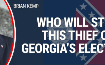Who Will Stop This Thief of Georgia's Election?