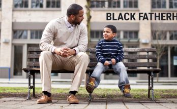 Black father and son
