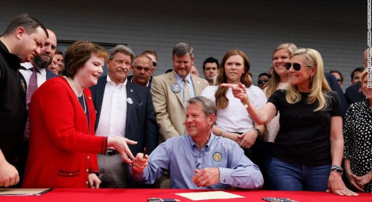 Georgia governor signs bill allowing most residents to carry a concealed gun without a permit