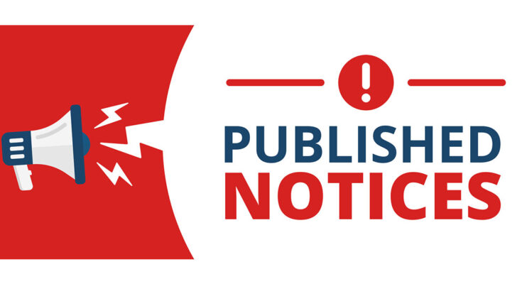 published notices